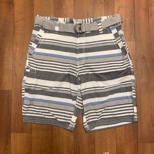 Route 66 Belted Flat Front Shorts